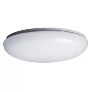 Robus Lustre White 18W LED Colour Selectable Non-Dimmable Surface Fitting