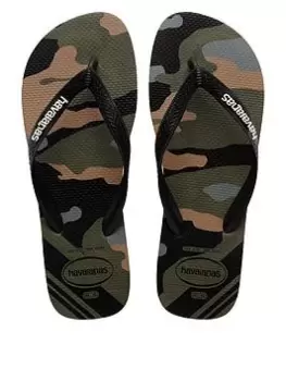 Havaianas Havaianas Top Camo Flip Flop Sandal, Multi, Size 12 Younger