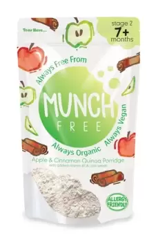 Munch Free Apple & Cinnamon Quinoa Porridge - 160g x 5