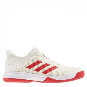 adidas adiZero Club Junior Tennis Shoes - White/Red