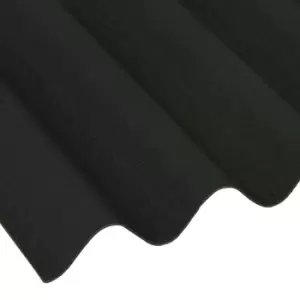 Coroline Black Bitumen Roofing Sheet 2M X 950mm, Pack Of 15