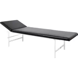 SOHNGEN First-aid room couch, adjustable head piece, Black fabric covering