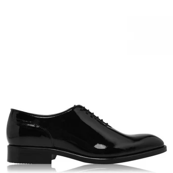 Reiss Bay Lace Up Patent Leather Shoes - Black Patent