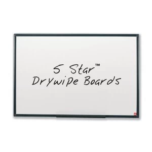 5 Star Office 1200 Lightweight Drywipe Board with Fixing Kit and Detachable Pen Tray