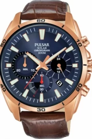 Mens Pulsar Solar Powered Watch PZ5062X1