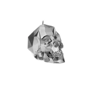 Small Skull Candle &ndash; Chrome