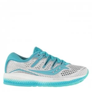 Saucony Triumph ISO 5 Womens Running Shoes - White/Blue