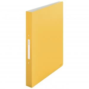Leitz Cosy Ring Binder 2 Ring A4 - 25mm width - Warm Yellow - Outer
