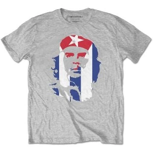 Che Guevara - Star and Stripes Unisex X-Large T-Shirt - Grey