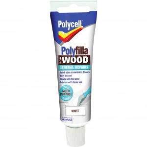 Polycell Polyfilla for Wood General Repairs White 75g