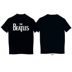 The Beatles - Drop T Logo Kids 5 - 6 Years T-Shirt - Black