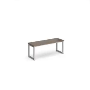 Social Spaces Otto Benching Solution Low Bench 1050mm Wide - Black Frame, White
