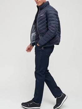 Armani Exchange Padded Down Fill Jacket Navy Size S Men