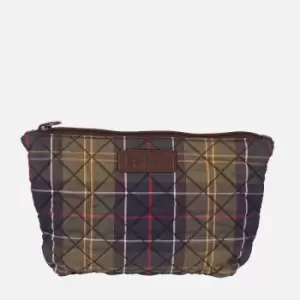Barbour Quilted Multicoloured Twill Washbag