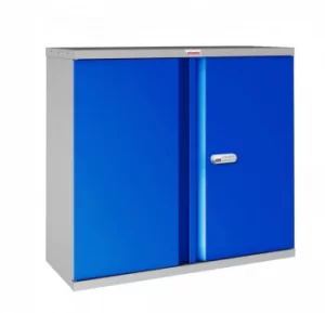 Phoenix SCL0891GBE Blue Steel Storage Cupboard 830mm with Electronic Lock
