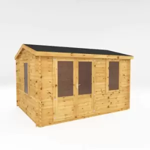 Mercia 4m x 3m Home Office Log Cabin 34mm