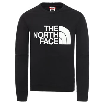 The North Face DREW PEAK LIGHT CREW boys's Childrens sweatshirt in Black - Sizes 8 years,10 years,12 years,14 years,6 years