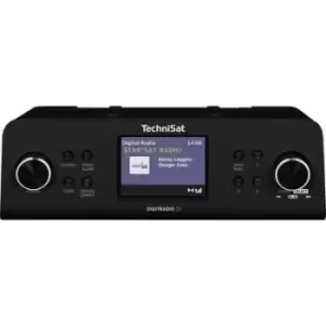 TechniSat DIGITRADIO 21 Radio base component DAB+, FM AUX, Bluetooth Alarm clock Black