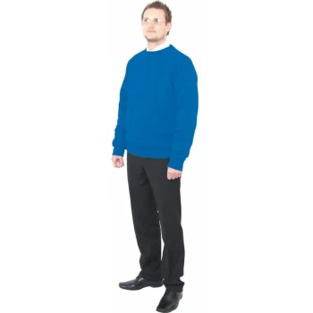 65/35 Premium Royal Blue Sweatshirt - Large - Tuffsafe