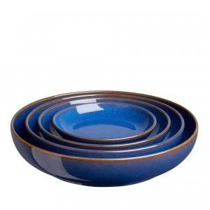 Imperial Blue 4 Piece Nesting Bowl Set