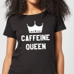 Caffeine Queen Womens T-Shirt - Black - 3XL