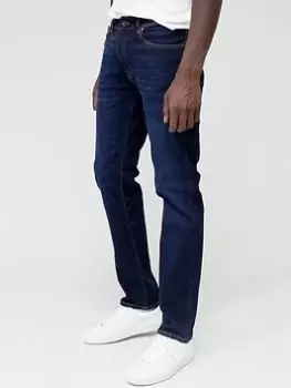 BOSS Maine Regular Fit Jeans - Navy, Size 36, Inside Leg Regular, Men