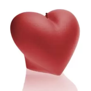 Red Heart Smooth Candle