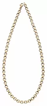 Elements Gold GN331 9k Yellow Gold Circle Bar Link Necklace Jewellery