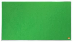 Nobo Impression Pro Widescreen Green Felt Board 710x400mm