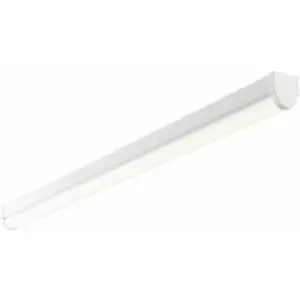5ft High Lumen Emergency Batten Light - 65.5W Cool White LED - Gloss White