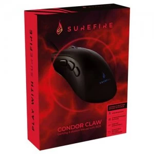 SureFire Condor Claw mouse Right-hand USB Type-A Optical 6400 DPI