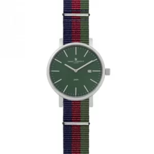 Mens Smart Turnout Duke Green Dial Watch With Nato Nylon Strap Watch