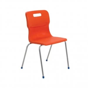 TC Office Titan 4 Leg Chair Size 6, Orange