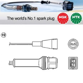 1x NGK NTK Oxygen O2 Lambda Sensor OZA446-E1 OZA446E1 (1833)