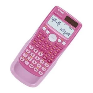 Casio FX-85GTPLUS-PK Twin-Powered Scientific Calculator Pink