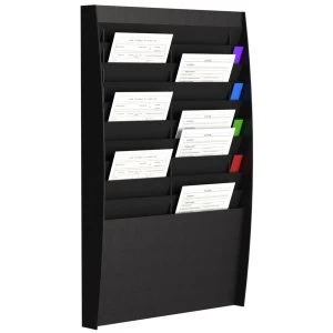 Fast Paper A4 Document Control Panel 20 Compartments - Black