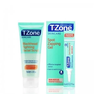 Blackhead Fighting Facial Scrub and Rapid Action Spot Zapping Gel