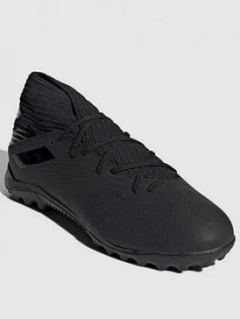 adidas Mens Nemeziz 19.3 Astro Turf Football Boots - Black/Gold, Size 6, Men