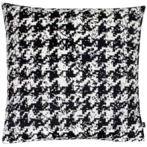 Nevado Velvet Jacquard Cushion Magpie/Black, Magpie/Black / 50 x 50cm / Polyester Filled