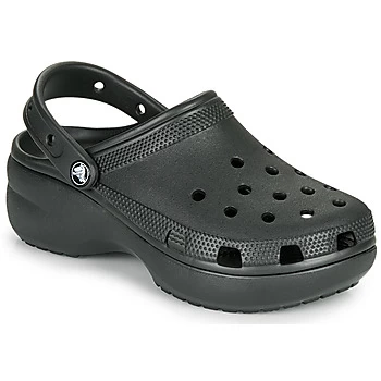 Crocs CLASSIC PLATFORM CLOG W womens Clogs (Shoes) in Black,6,9,5,7,8,5,9