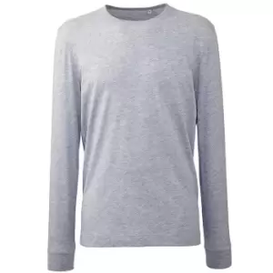 Anthem Mens Marl Long-Sleeved T-Shirt (3XL) (Grey)