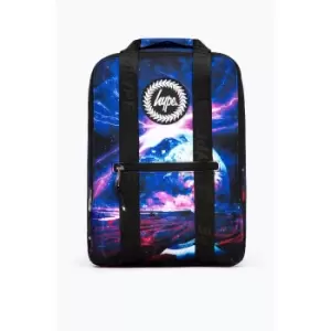 Hype Galaxy Space Boxy Backpack (One Size) (Blue/Purple/Red)