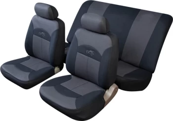 Car Seat Cover Celsius - Set - Black/Grey COSMOS 14002C