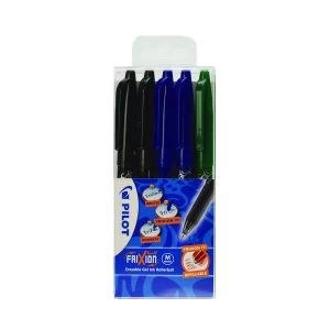 Pilot FriXion Erasable Rollerball Pen Assorted Pack of 5 224300530