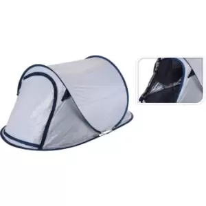 Pop-up Tent for 2 Persons 220x120x90cm White and Blue - Redcliffs