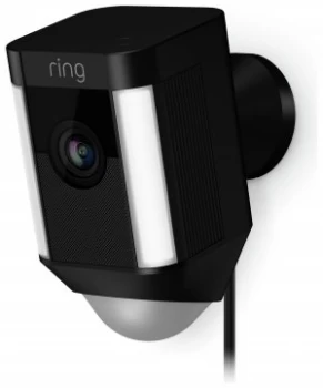 Ring Spotlight Security Camera Black