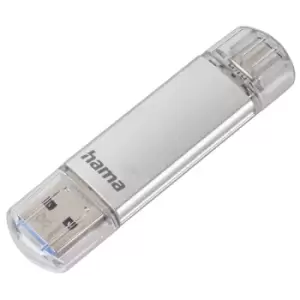Hama C-Laeta USB Stick USB-C USB 3.1/3.0 256GB 70 MB/s Silver