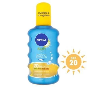 Nivea Sun Invisible Protect Spray Spf20 200ml