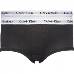 Calvin Klein Calvin 2 Pack Shortie Briefs - White