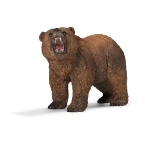 SCHLEICH Wild Life Grizzly Bear Toy Figure